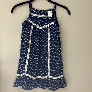 LITTLE GIRLS YOUNGLAND BLUE SLEEVELESS DRESS